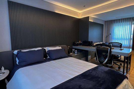 Suíte 4 de apartamento à venda com 4 quartos, 250m² em Santa Lúcia, Belo Horizonte