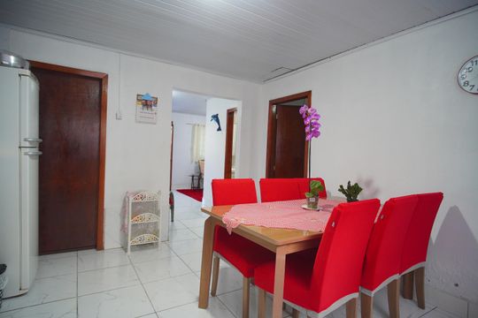 Cozinha de casa para alugar com 1 quarto, 80m² em Santos Dumont, São Leopoldo