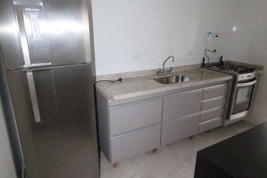 Cozinha de apartamento para alugar com 1 quarto, 53m² em Vila Ema, São José dos Campos