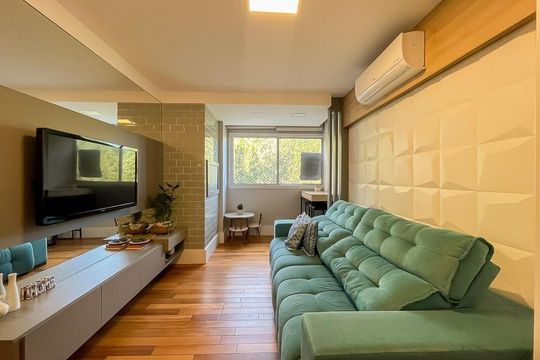 Sala de apartamento para alugar com 2 quartos, 61m² em Nonoai, Porto Alegre