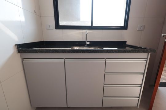 Cozinha de apartamento para alugar com 2 quartos, 42m² em Vila Matilde, São Paulo