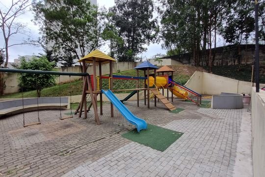 Área comum - Playground de apartamento para alugar com 2 quartos, 66m² em Jardim Henriqueta, Taboão da Serra