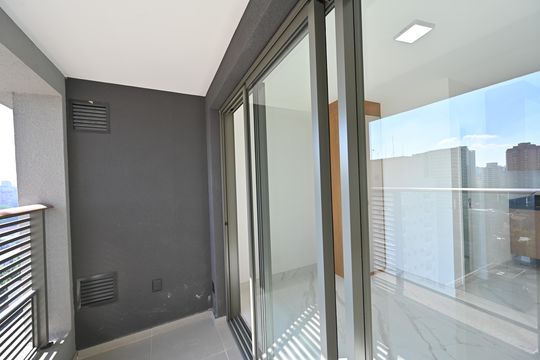 Varanda de kitnet/studio para alugar com 1 quarto, 26m² em Vila Clementino, São Paulo