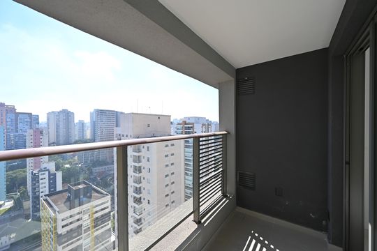Varanda de kitnet/studio para alugar com 1 quarto, 26m² em Vila Clementino, São Paulo