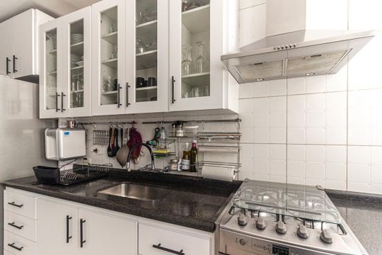 Cozinha de apartamento à venda com 3 quartos, 165m² em Santa Cecilia, São Paulo