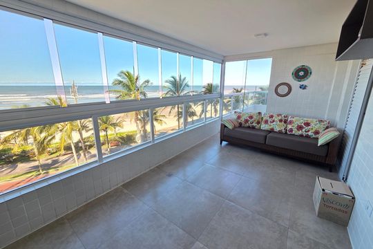 Varanda de apartamento para alugar com 3 quartos, 104m² em Balneario Flórida, Praia Grande