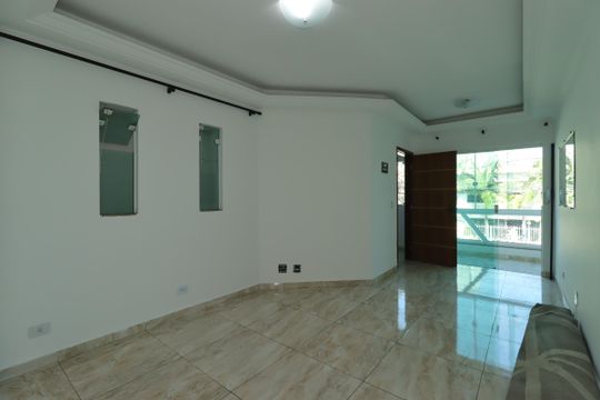 Sala de apartamento para alugar com 3 quartos, 85m² em Vila Curuçá, Santo André