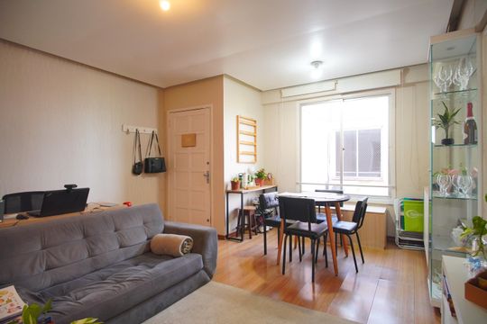 Sala de apartamento à venda com 2 quartos, 64m² em Ideal, Novo Hamburgo