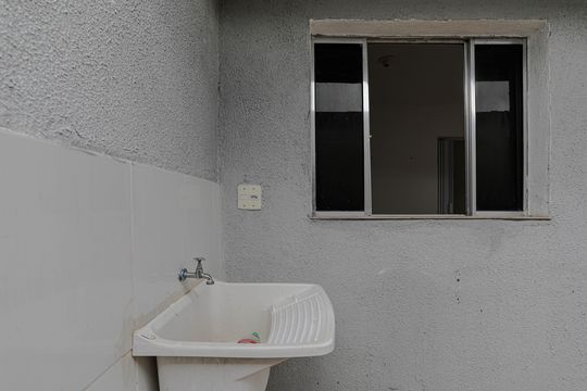 Área de serviço de kitnet/studio para alugar com 1 quarto, 40m² em Vila Mogi Moderno, Mogi das Cruzes