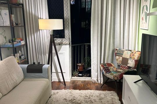 Sala de apartamento à venda com 2 quartos, 89m² em Leblon, Rio de Janeiro