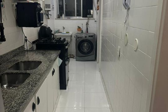 Cozinha de apartamento à venda com 2 quartos, 89m² em Leblon, Rio de Janeiro