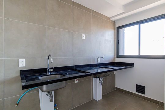 Cozinha Americana de apartamento à venda com 3 quartos, 120m² em Jardim Vera Cruz, São Paulo