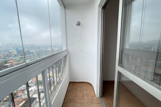 Varanda da Sala de apartamento à venda com 2 quartos, 63m² em Jaguaré, São Paulo