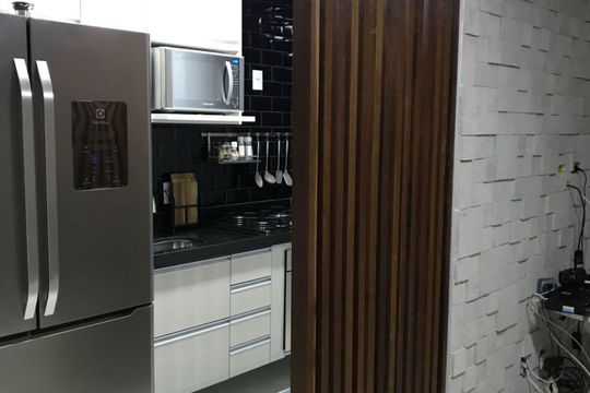 Cozinha de apartamento para alugar com 2 quartos, 68m² em Jardim Flor da Montanha, Guarulhos