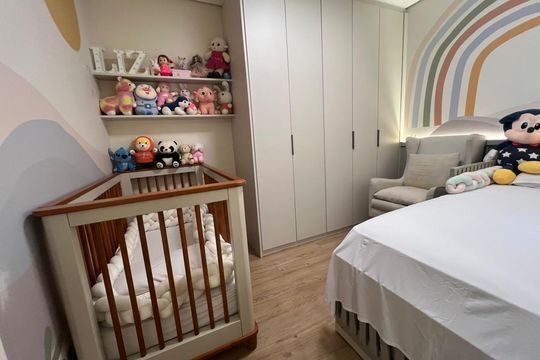 Quarto de apartamento à venda com 2 quartos, 67m² em Taquaral, Campinas