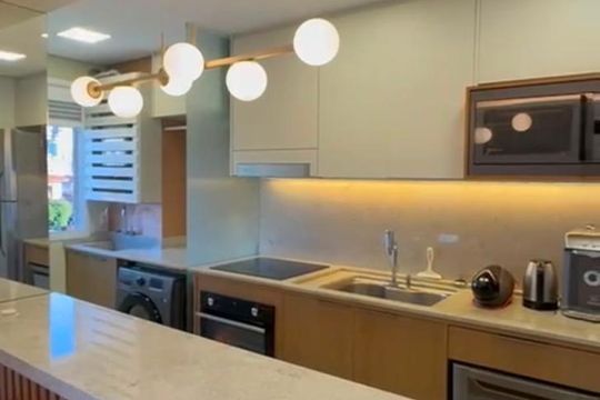 Cozinha de apartamento à venda com 2 quartos, 67m² em Taquaral, Campinas