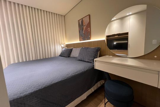 Quarto de apartamento à venda com 2 quartos, 67m² em Taquaral, Campinas