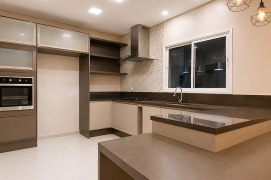 Cozinha de casa para alugar com 3 quartos, 180m² em Cadiz, Gravataí