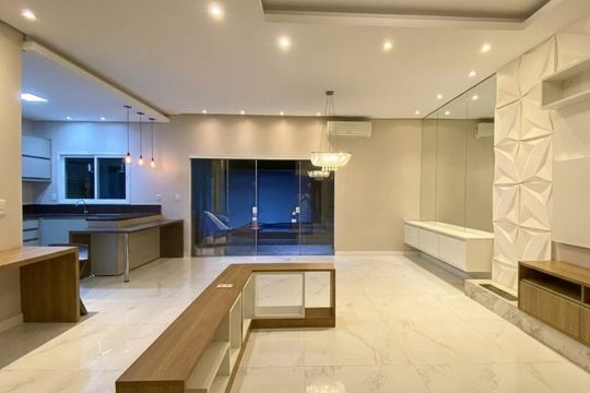 Sala de casa para alugar com 3 quartos, 180m² em Cadiz, Gravataí