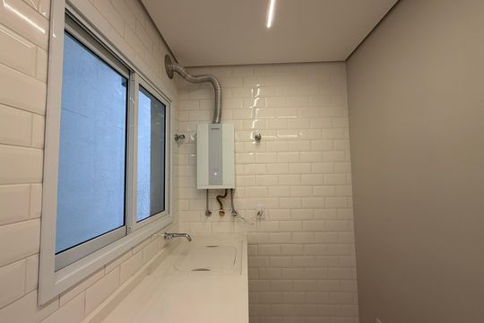 Área de Serviço de apartamento à venda com 2 quartos, 59m² em Vila Tupi, Várzea Paulista