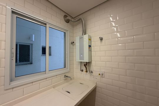 Área de Serviço de apartamento à venda com 2 quartos, 59m² em Vila Tupi, Várzea Paulista