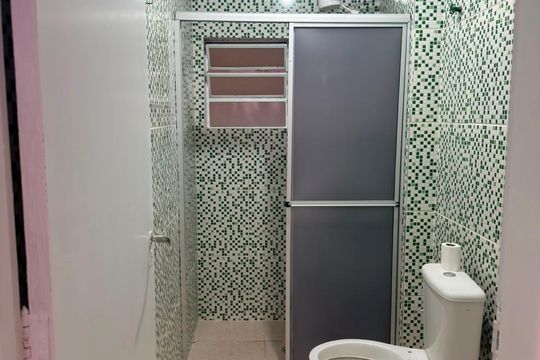 Banheiro de apartamento à venda com 1 quarto, 38m² em Santa Cecilia, São Paulo