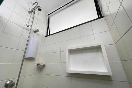 Banheiro de apartamento à venda com 2 quartos, 55m² em Jaguaré, São Paulo