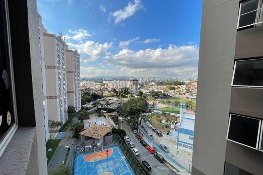 Vista de apartamento à venda com 2 quartos, 55m² em Jaguaré, São Paulo