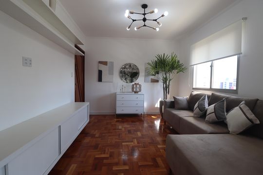 Sala de apartamento à venda com 3 quartos, 136m² em Vila Assunção, Santo André