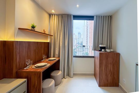 Studio de kitnet/studio para alugar com 1 quarto, 28m² em Pinheiros, São Paulo