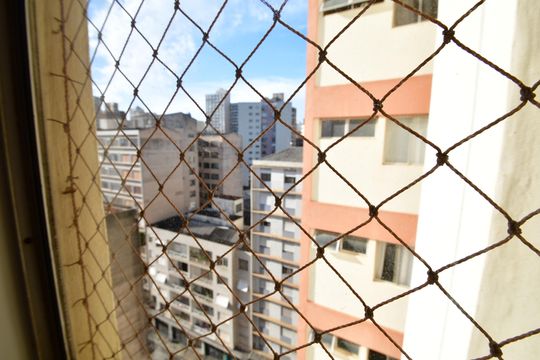 Sala - Vista de apartamento para alugar com 1 quarto, 44m² em Centro, Campinas