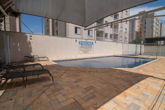 Área Comum - Piscina de apartamento para alugar com 2 quartos, 66m² em Jardim Santa Izabel, Hortolândia