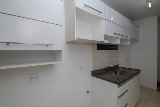 Cozinha de apartamento para alugar com 2 quartos, 66m² em Jardim Santa Izabel, Hortolândia