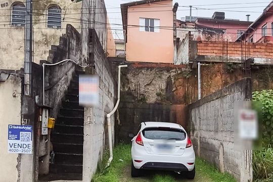 fachada de casa à venda com 2 quartos, 150m² em Jardim Lavinia, São Bernardo do Campo
