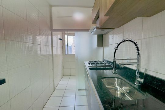 Cozinha de apartamento para alugar com 2 quartos, 45m² em Ponte Grande, Guarulhos