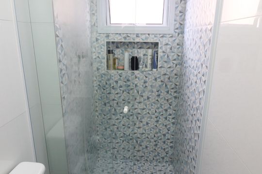 Quarto 1 - Suíte Banheiro  de apartamento para alugar com 3 quartos, 90m² em Anchieta, São Bernardo do Campo