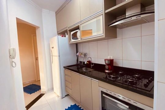 Cozinha de apartamento para alugar com 3 quartos, 68m² em Jardim America, São José dos Campos