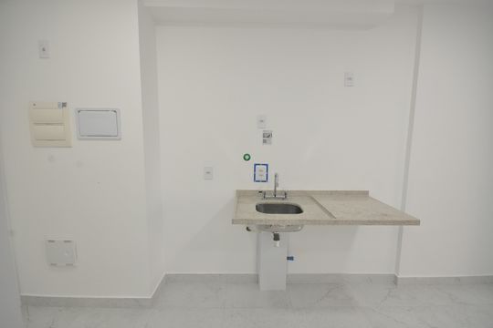 Cozinha de kitnet/studio à venda com 1 quarto, 27m² em Tucuruvi, São Paulo