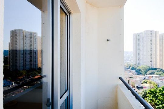 Varanda da Sala de apartamento à venda com 3 quartos, 64m² em Jardim Flor da Montanha, Guarulhos
