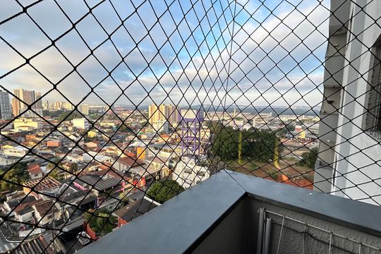 Varanda da Sala de apartamento à venda com 2 quartos, 52m² em Vila Augusta, Guarulhos