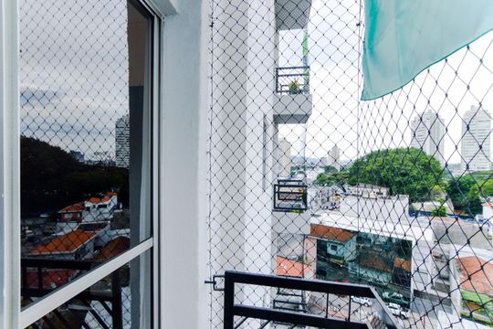 Varanda da Sala de apartamento à venda com 3 quartos, 83m² em Vila Progresso, Guarulhos
