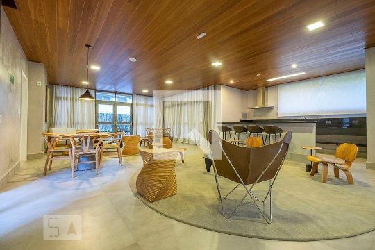 Área comum - Salão de festas de kitnet/studio à venda com 1 quarto, 42m² em Jardim Paulista, São Paulo