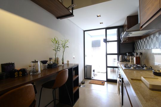 Cozinha de apartamento à venda com 1 quarto, 142m² em Vila Olímpia, São Paulo