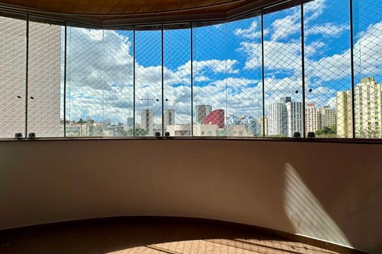 Varanda  de apartamento à venda com 3 quartos, 110m² em Palmares, Belo Horizonte
