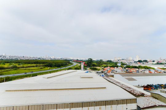 Vista da Sala de apartamento à venda com 2 quartos, 47m² em Ponte Grande, Guarulhos