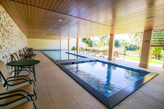 Área comum - Piscina de apartamento para alugar com 2 quartos, 75m² em Jardim Bela Vista, Indaiatuba