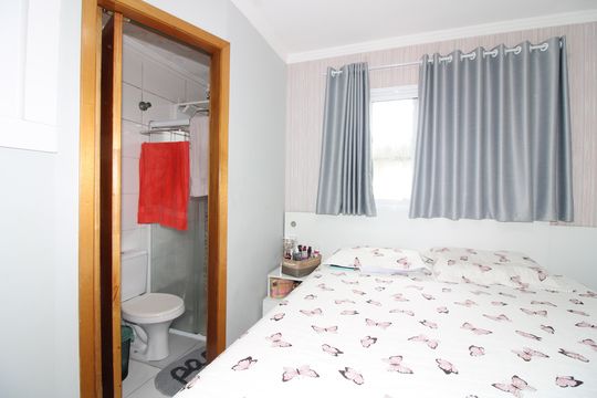 Suíte 2 de casa de condomínio à venda com 2 quartos, 65m² em Jardim Popular, São Paulo