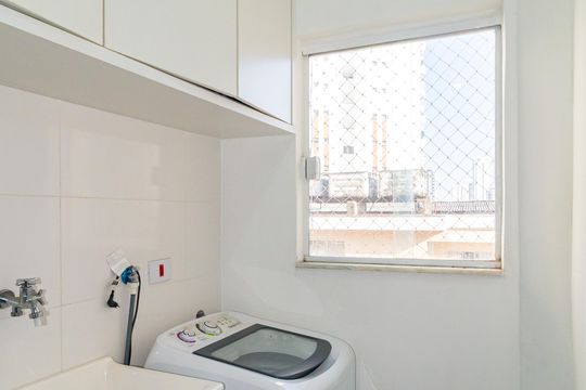 Área de Serviço de apartamento para alugar com 2 quartos, 37m² em Vila Regente Feijó, São Paulo