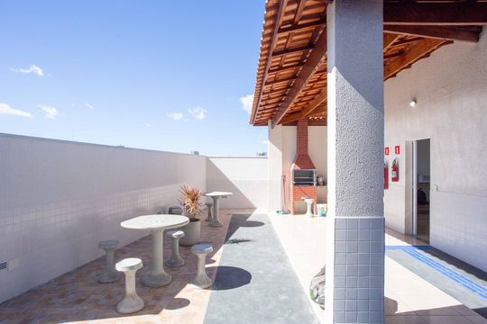 Área comum de apartamento à venda com 2 quartos, 51m² em Vila Maria Leonor, Diadema