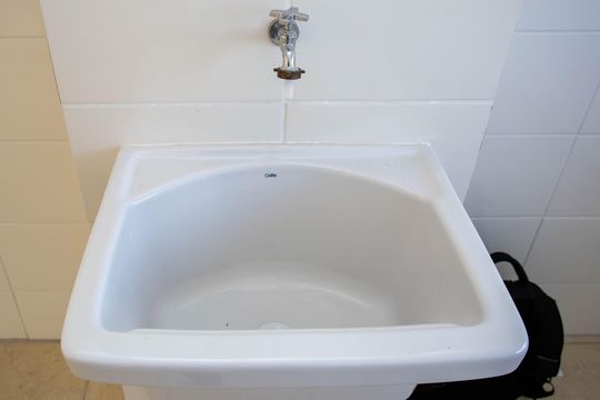 Área de Serviço de apartamento à venda com 2 quartos, 51m² em Vila Maria Leonor, Diadema